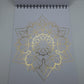 Malbuch mit Goldfolie - Mandalas (Colouringbook with foil details - Mandalas)  | 24 Seiten | DecoTime