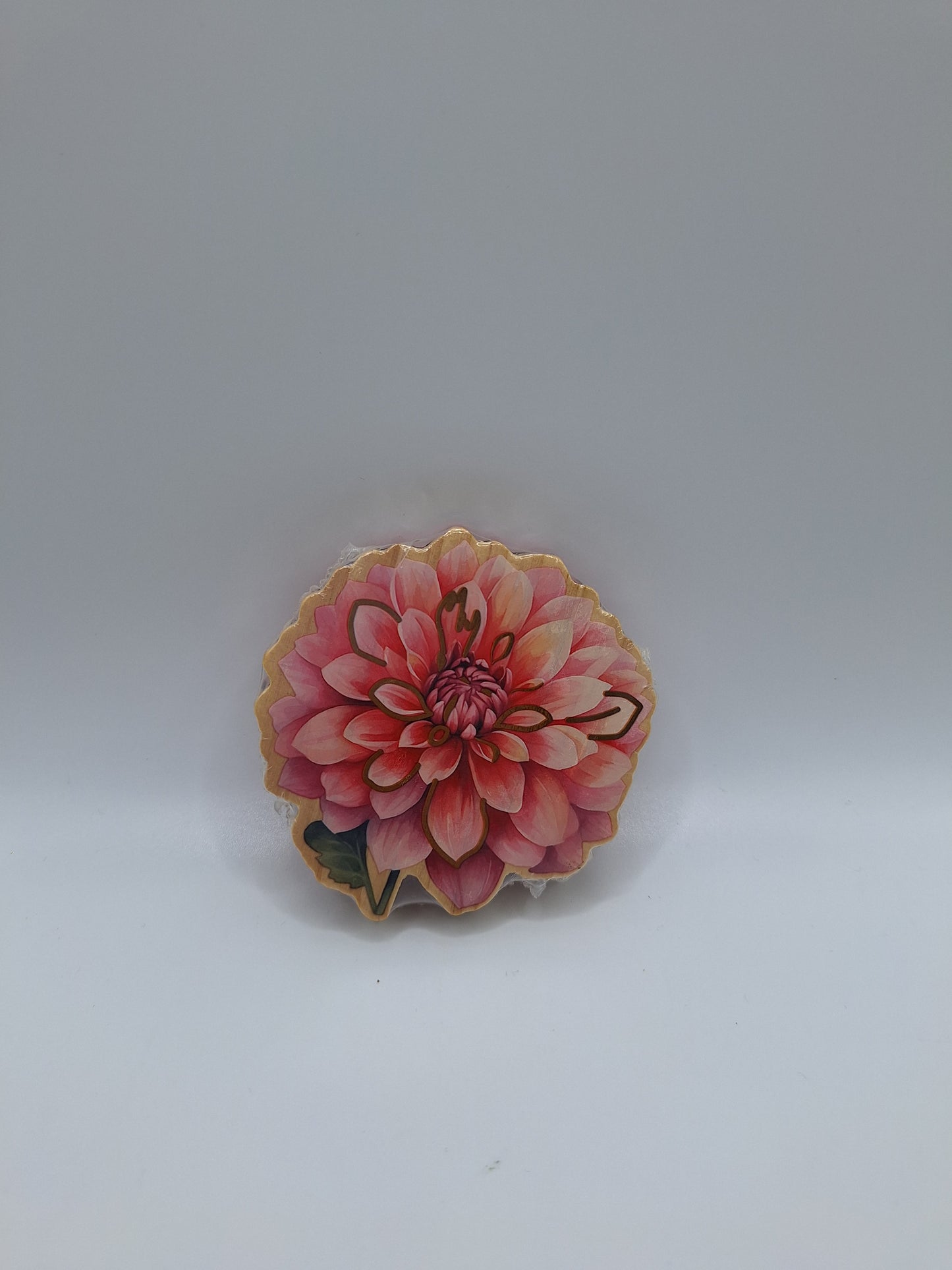 Holzstempel Dahlie Blume | Wooden Stamp Dahlia Flower | DecoTime