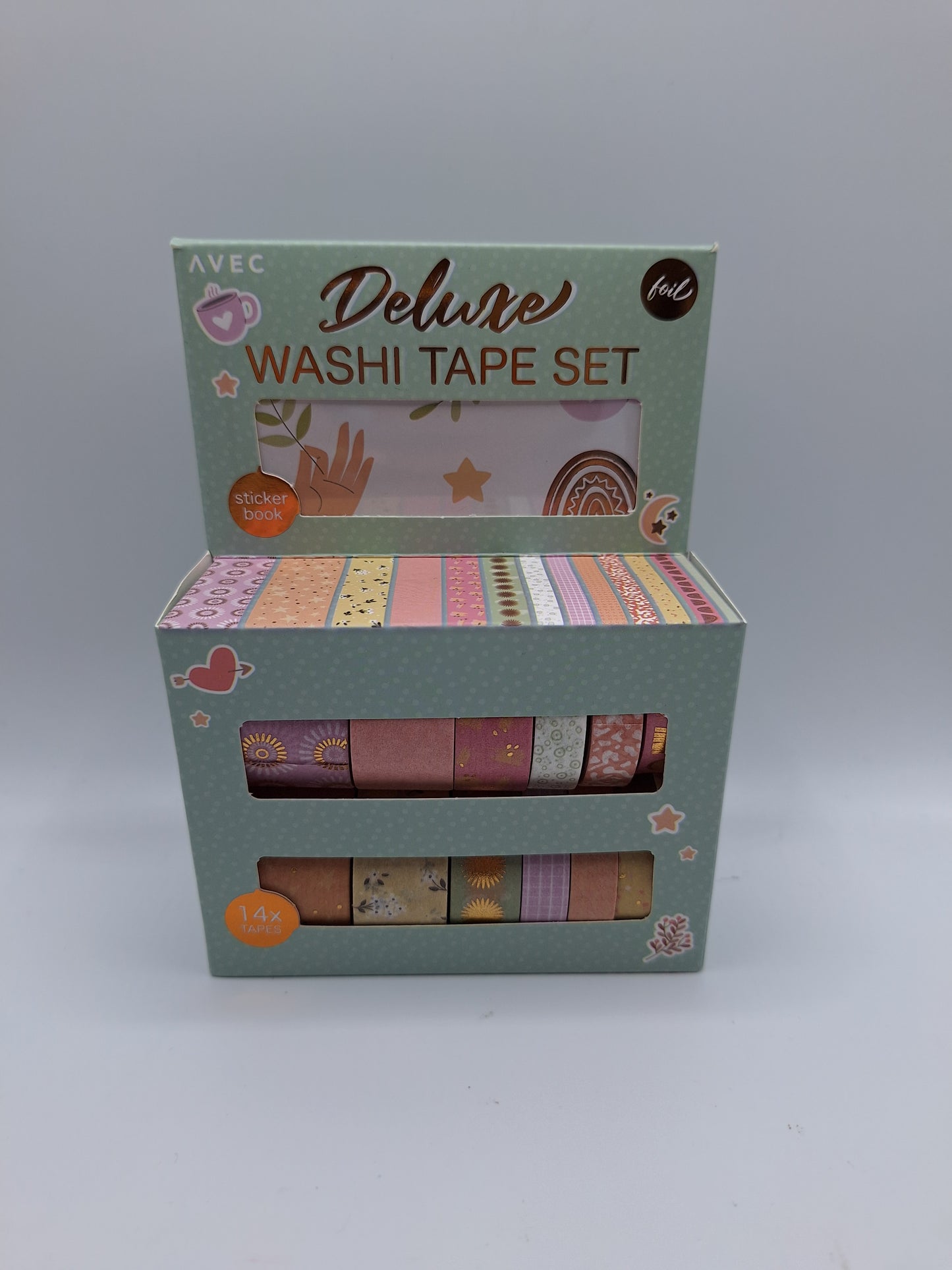 Deluxe Washi Tape Set Foliert (Flowers) | Foil | AVEC