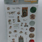 Stickerbogen Aufkleber (Embossed Stickers - Vintage British) DecoTime
