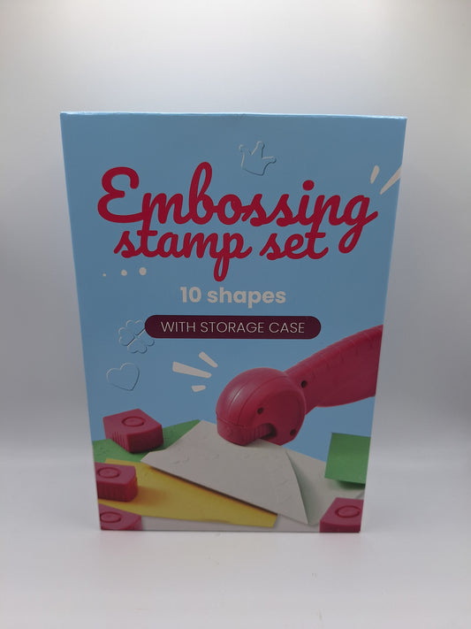 Prägestempelset 10 Formen | Embossing Stamp Set 10 Shapes with Storage | Action