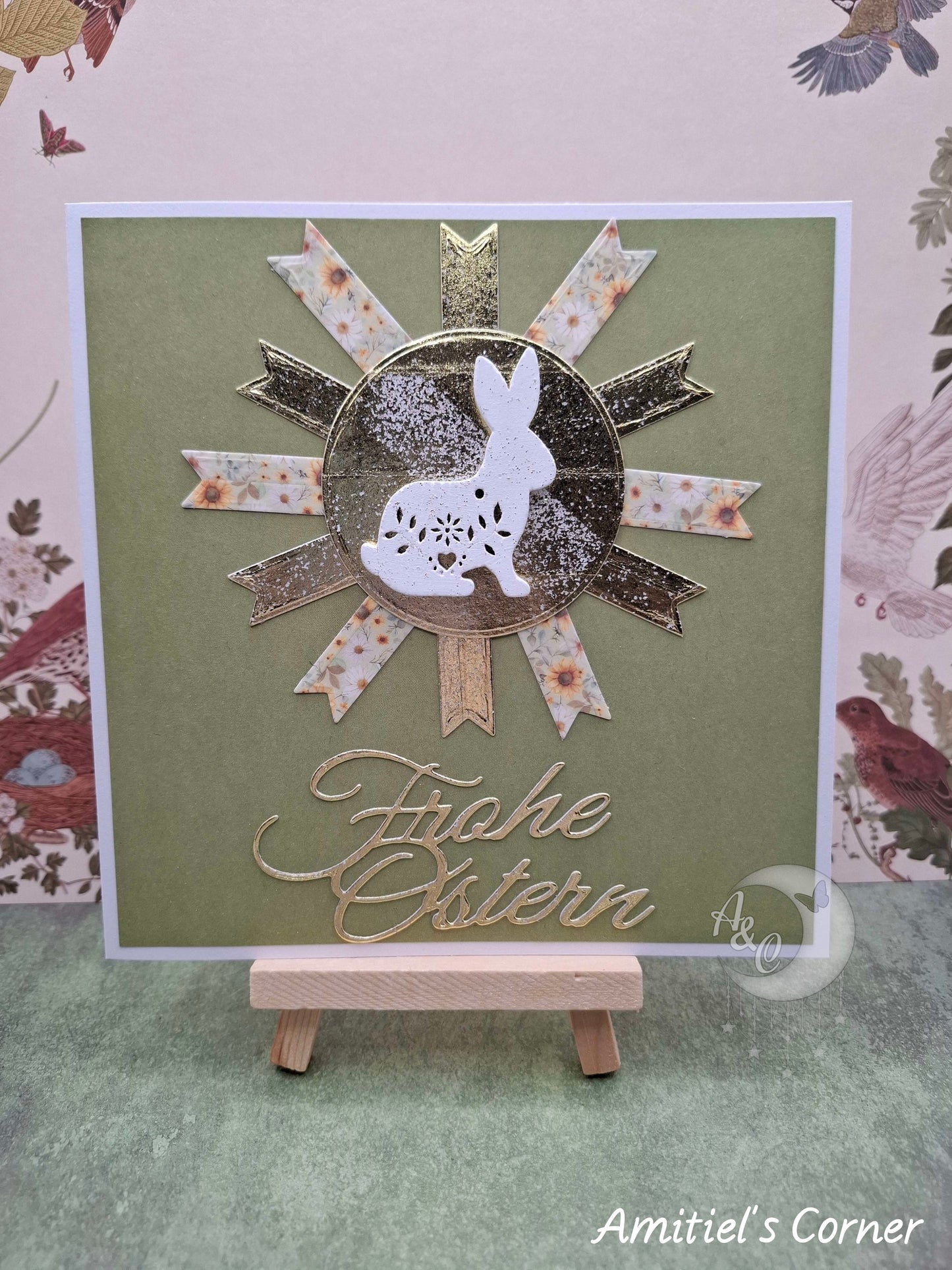 Grußkarte "Frohe Ostern" | Osterkarte | Ostergrüße | Handmade