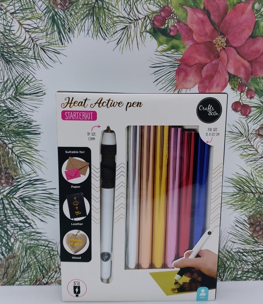 USB-Heißfolienstift inkl. Folie (Heat Active Pen - Starterkit) | Crafts & Co.