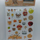 Stickerbogen Aufkleber (Embossed Stickers - Herbstzauber) DecoTime