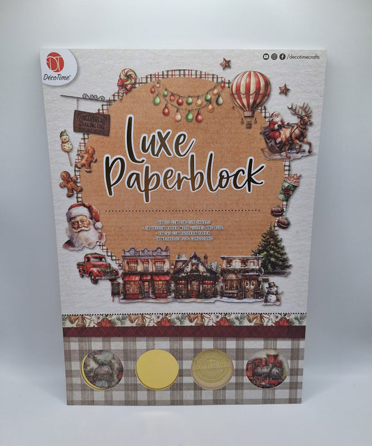 Luxe Paperblock | Designblock (Merry X-Mas) A4 19 Blatt | DecoTime