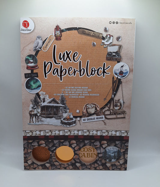 Luxe Paperblock Weihnachten | Designblock (Let It Snow) A4 32 Blatt | DecoTime