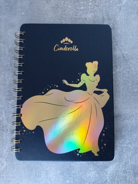 A5 Disney Cinderella | foliert| 80 Seiten | spiralförmig gebunden