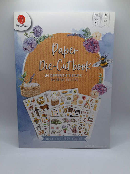 Designblock/gestanzte Bilder (Paper Die-Cut Book Blue) 800+ Motive | DecoTime