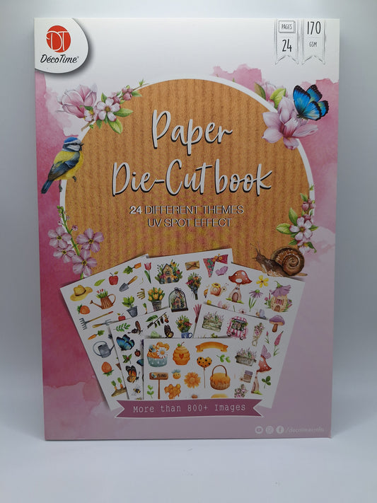 Designblock/gestanzte Bilder (Paper Die-Cut Book Pink) 800+ Motive | DecoTime