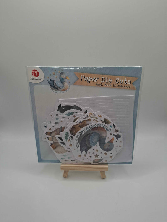 Gestanzte Bilder (Tierkinder) - Paper Die Cuts (Baby Animals) incl. Foam 3D Stickers | DecoTime