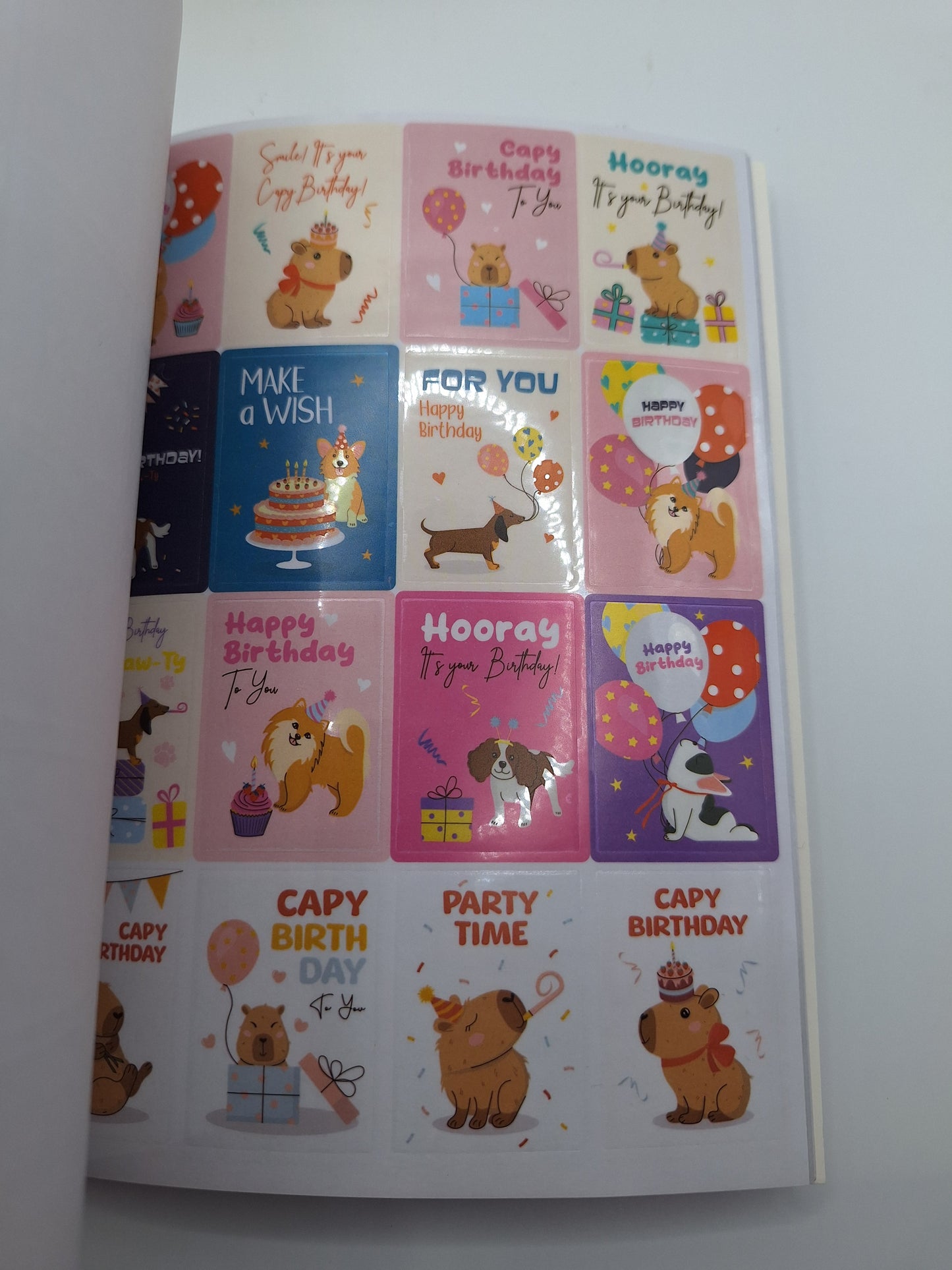 Stickerbuch Geburtstag & Geschenke | Stickerbook Birthday & Gifting | Craft Sensations