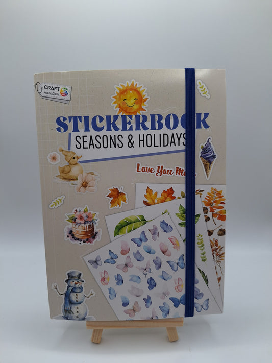 Stickerbuch Jahreszeiten & Feiertage | Stickerbook Seasons & Holidays | Craft Sensations