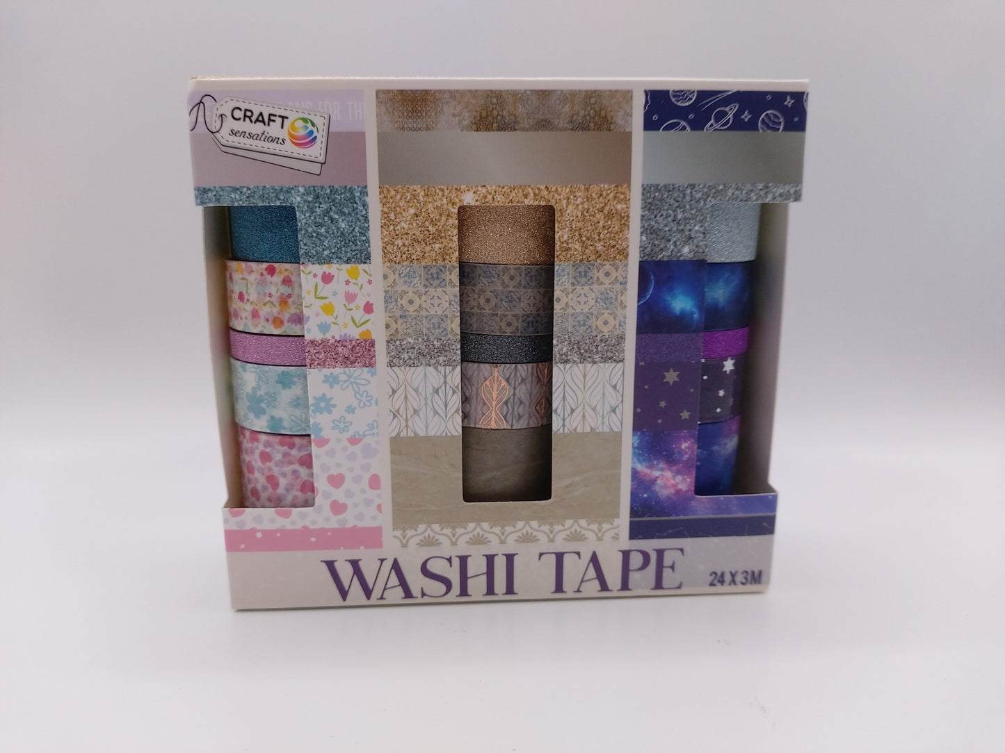 Washi-Tape Box 24 St. (Mix) | Craft Sensations