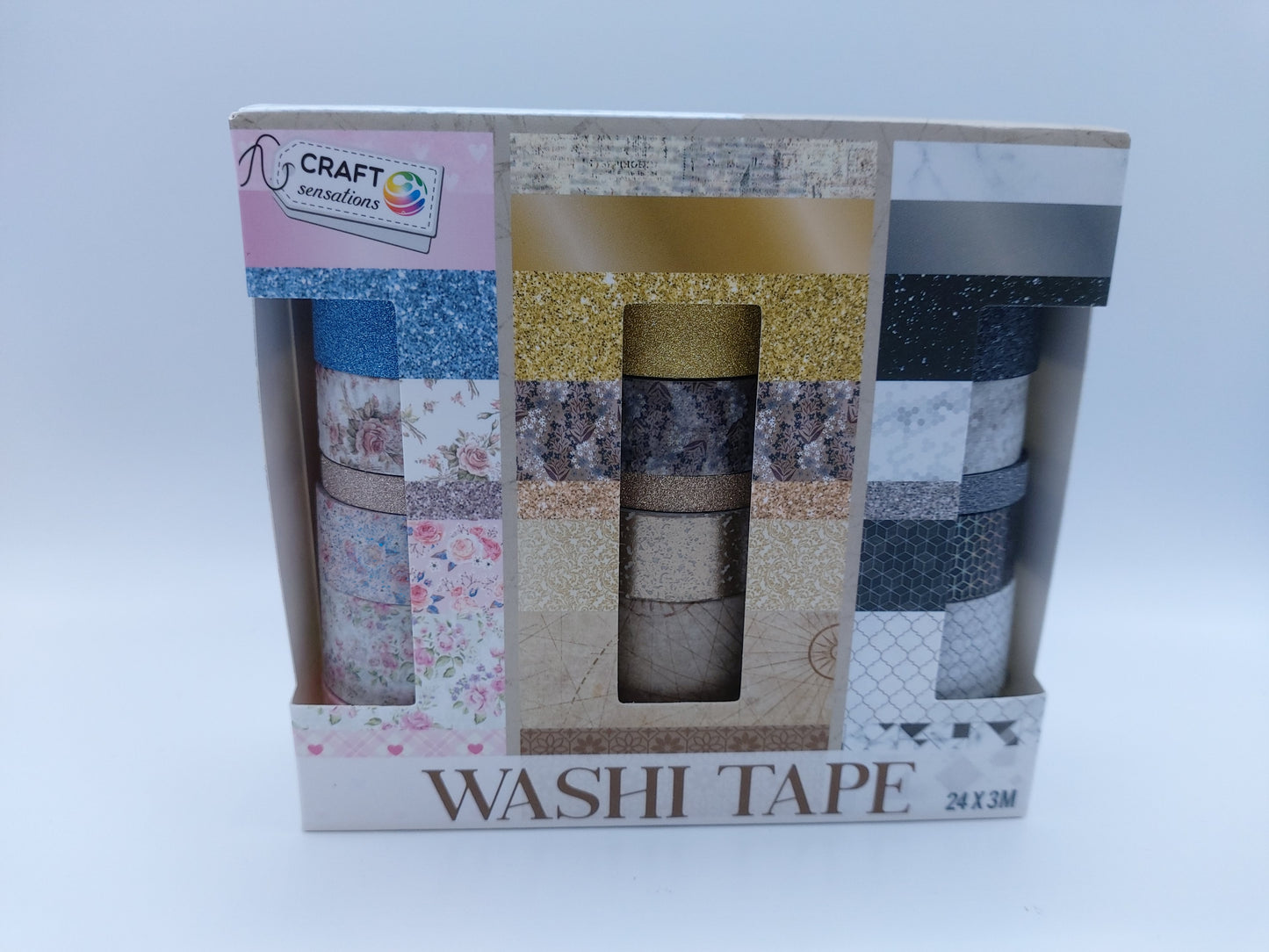 Washi-Tape Box 24 St. (Vintage) | Craft Sensations