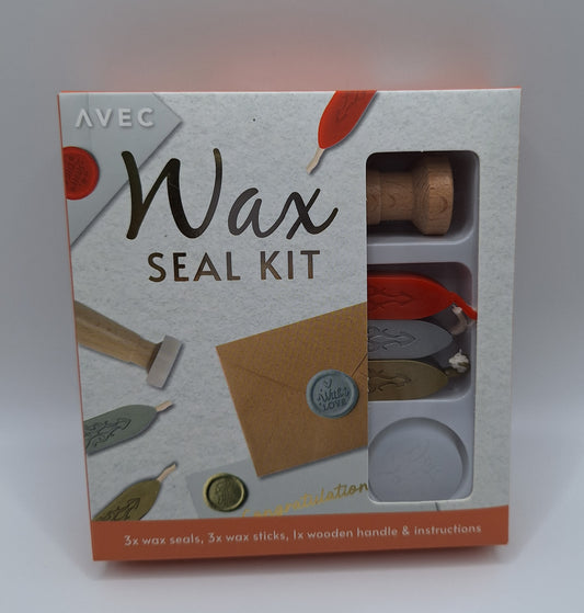 Wachssiegel-Set [Rot,Silber,Gold] | Wax Seal Kit AVEC