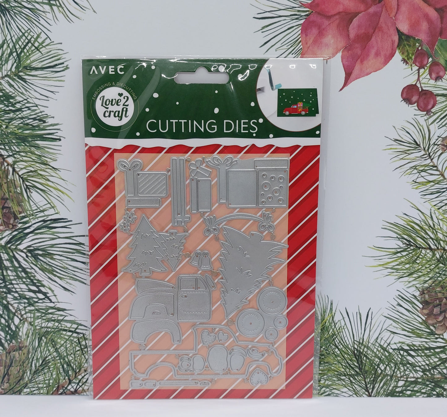 Weihnachtsstanzen A6 (Cutting Dies) -  Weihnachtszeit AVEC