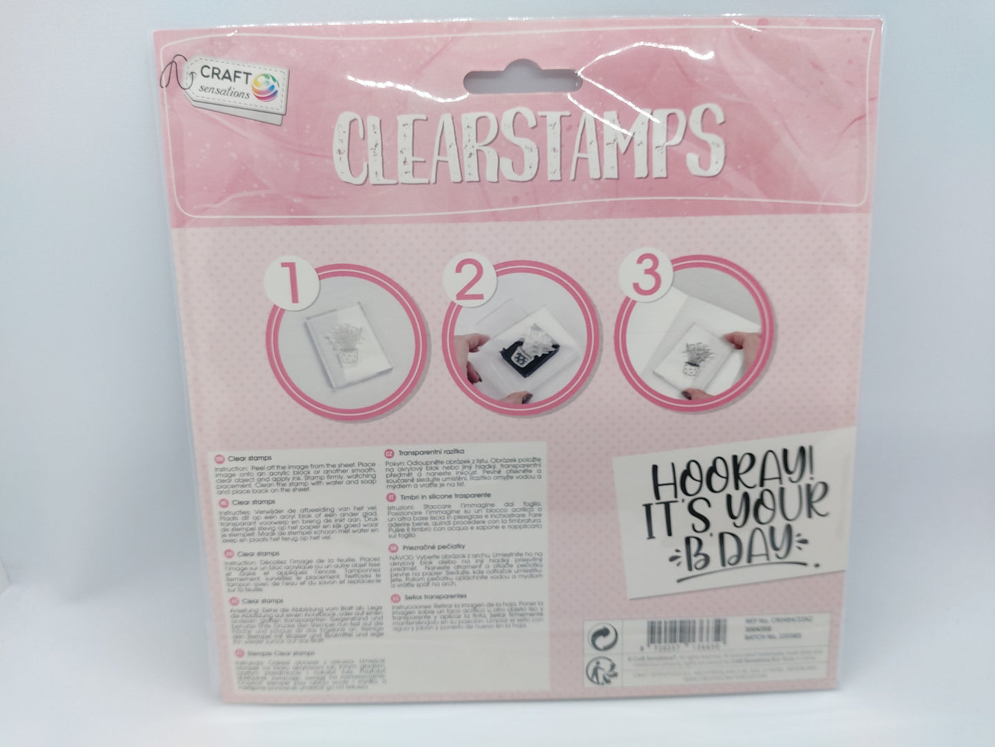 Clear Stamps | Stempel (Alphabet und Geburtstagsgrüße) Craft Sensations