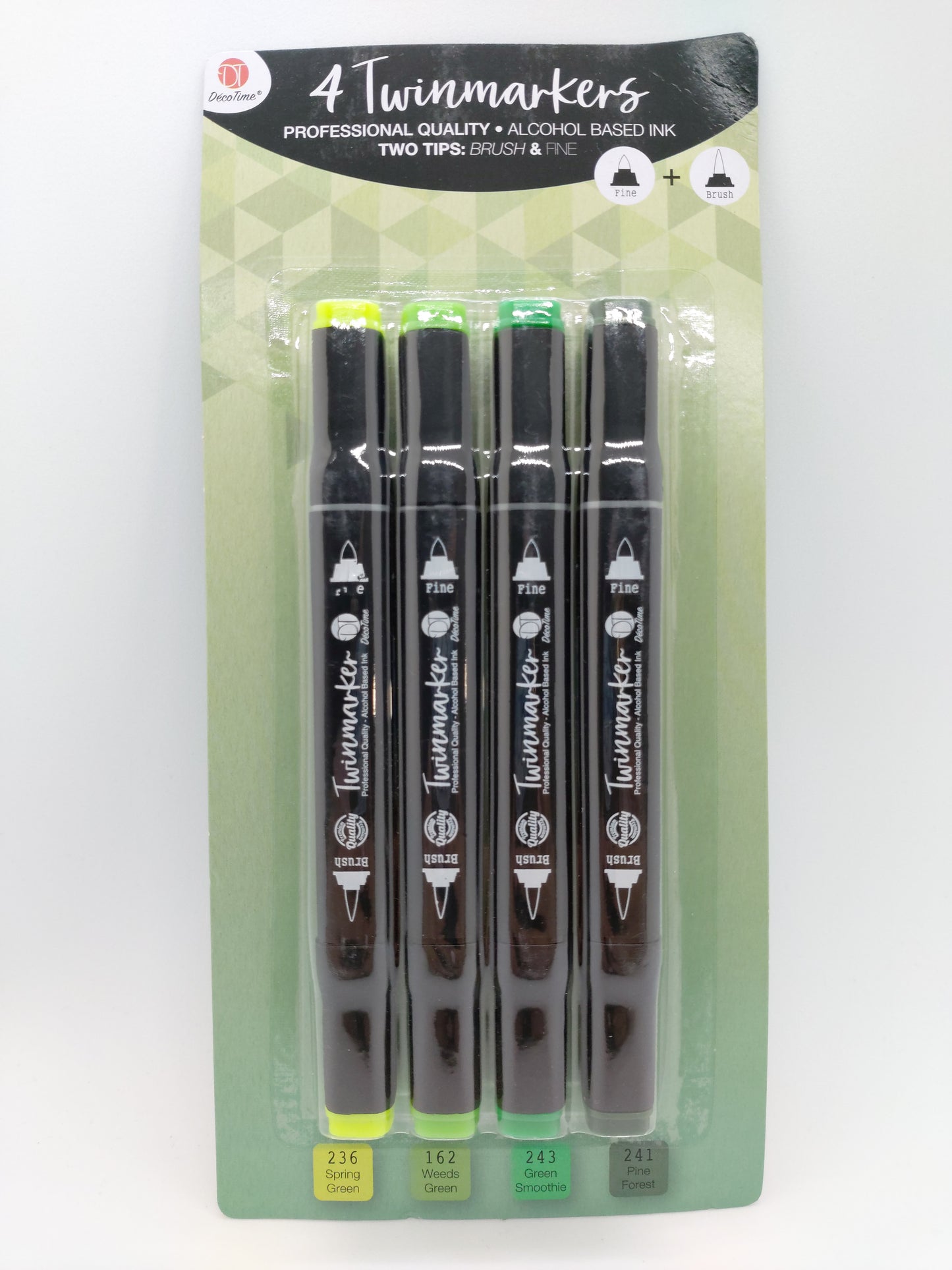 4 Twinmarkers Green Tones NEW!