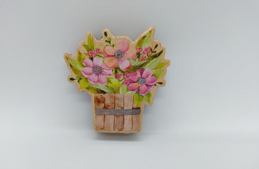 Holzstempel Blumenstrauß DecoTime