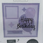 Stanzschablonen Geburtstagsgrüße - Happy Birthday | Cutting Dies - Card Shapes | DecoTime