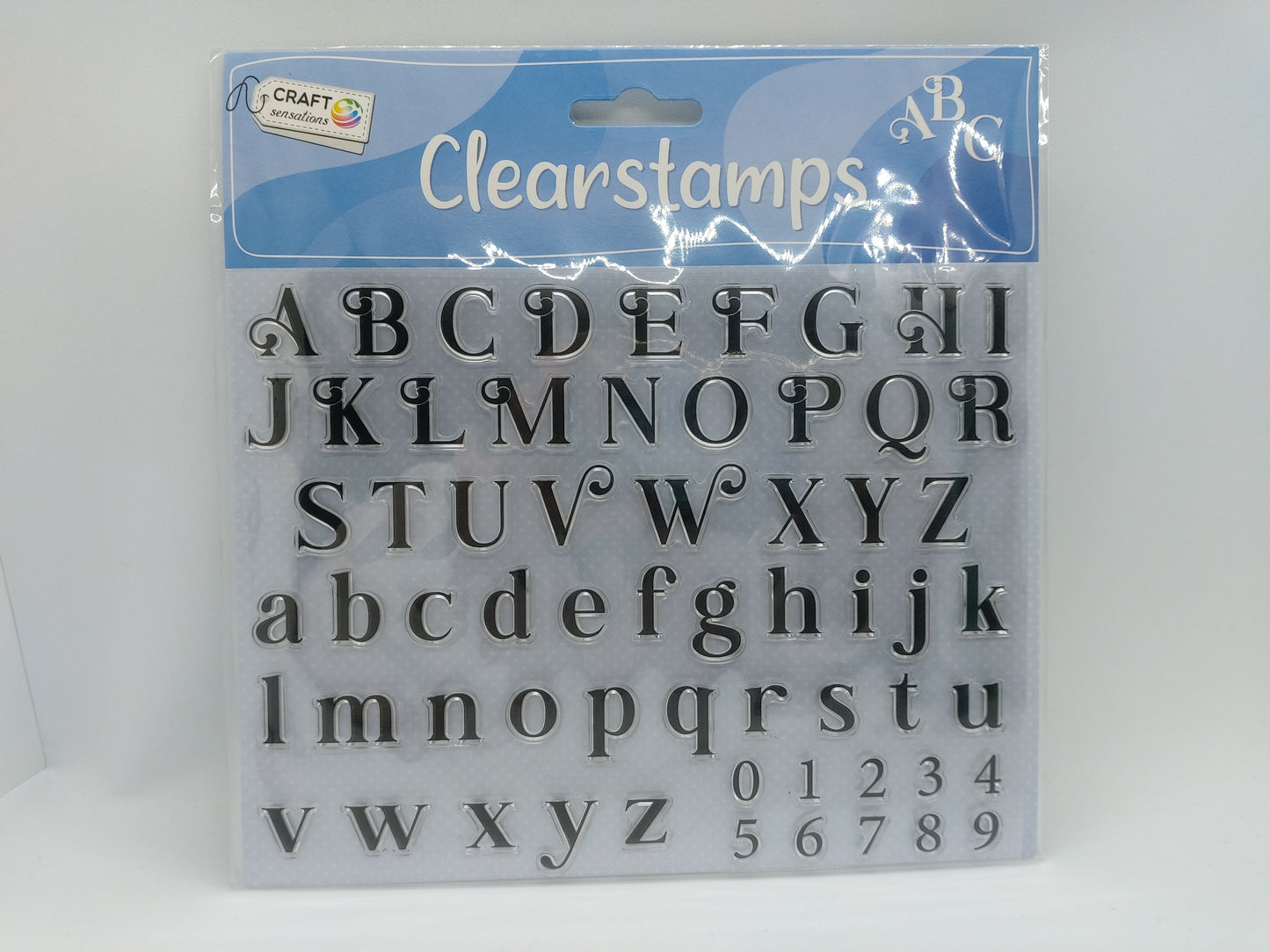 Clear Stamps | Alphabetstempel (Alphabet & Numbers) Craft Sensations