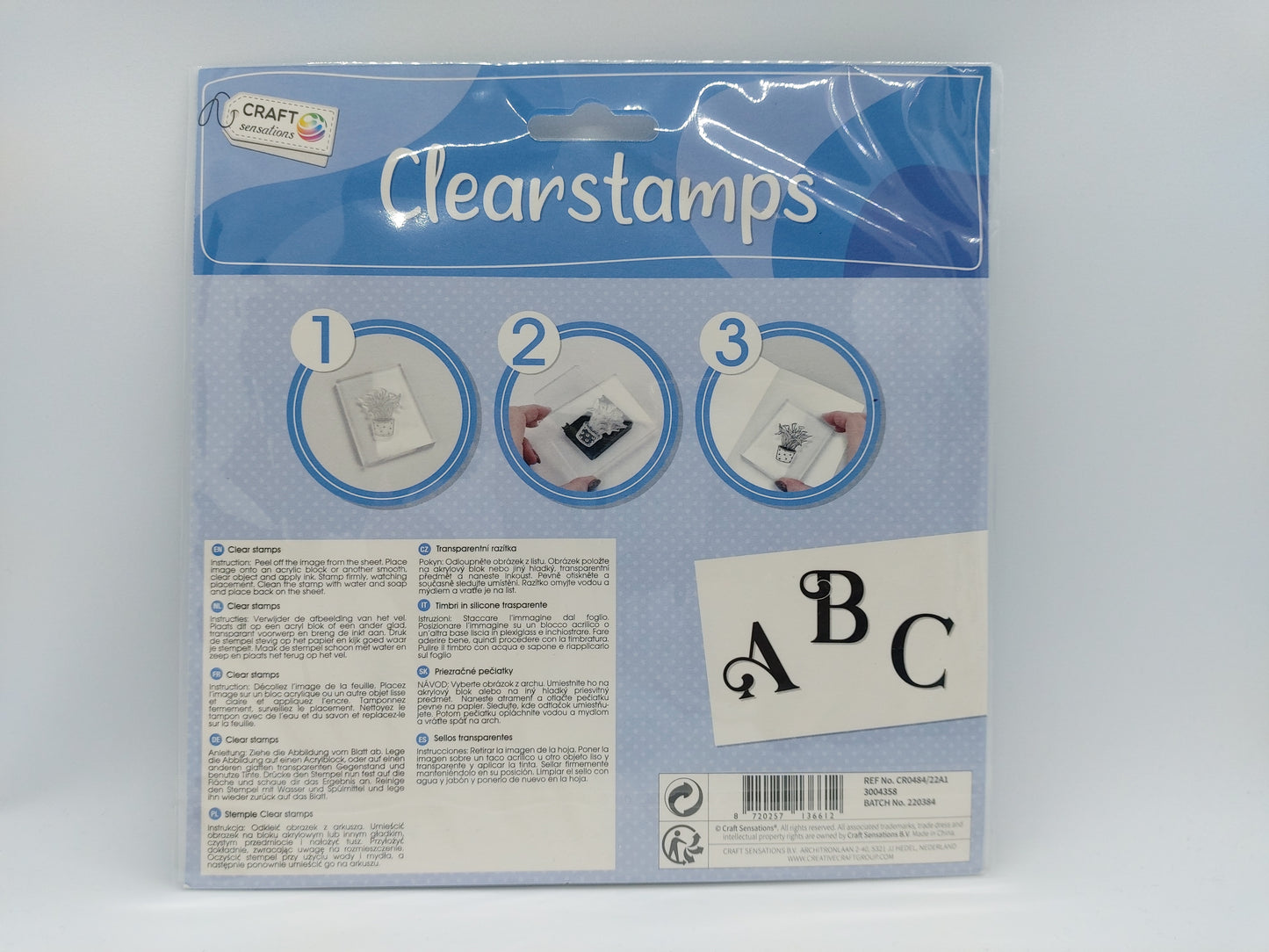 Clear Stamps | Alphabetstempel (Alphabet & Numbers) Craft Sensations