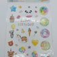 Stickerpad and Embossed Sticekrs (Ocean Breeze)