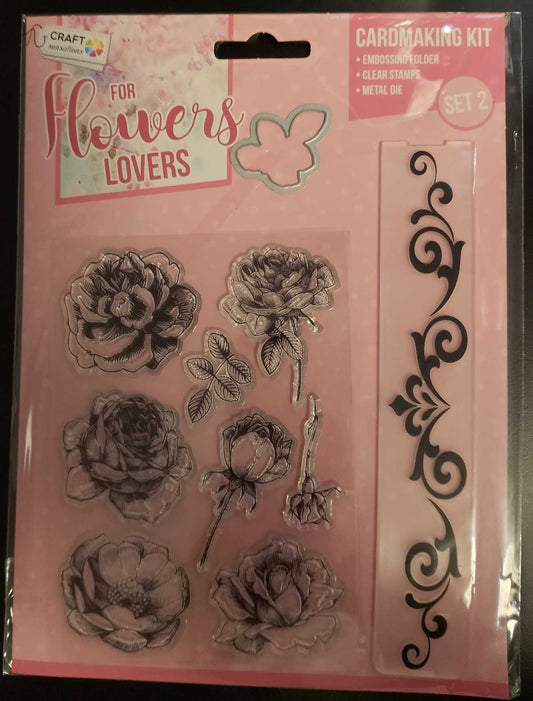 Stempelset Cardmaking Kit Set 2 (Flower Lovers) | Craft Sensations