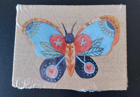 Wodden Stamp Butterfly